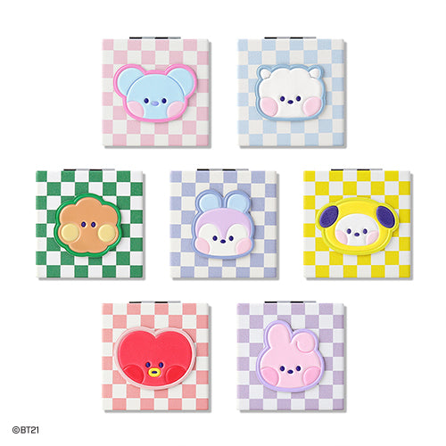 BT21 - Minini - Leather Patch Double Sided Mirror