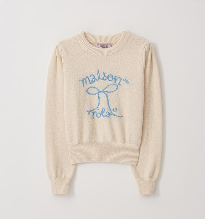 Rolarola - Ribbon Puff Sleeve Knit