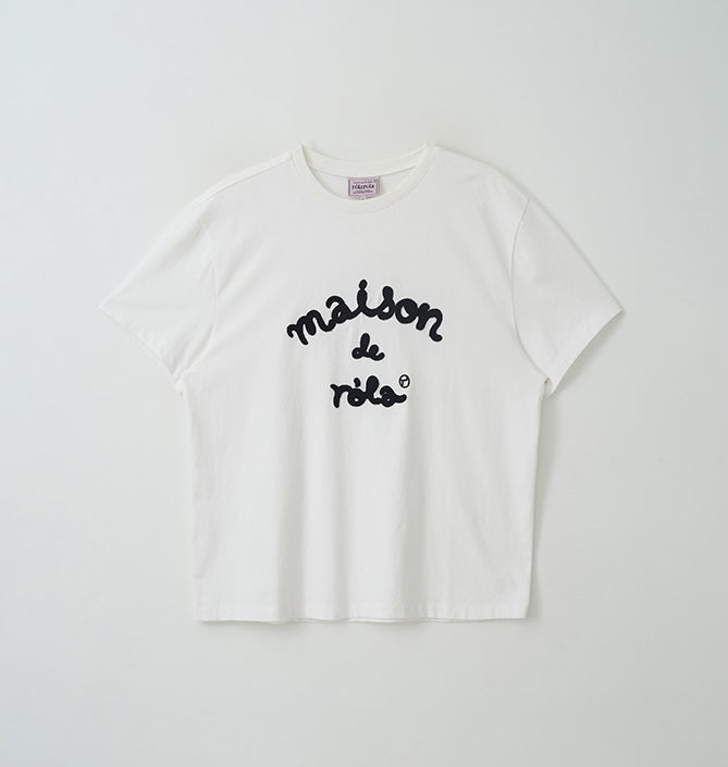 Rolarola - Maison de Rola Embroidery Loose Fit T-Shirt
