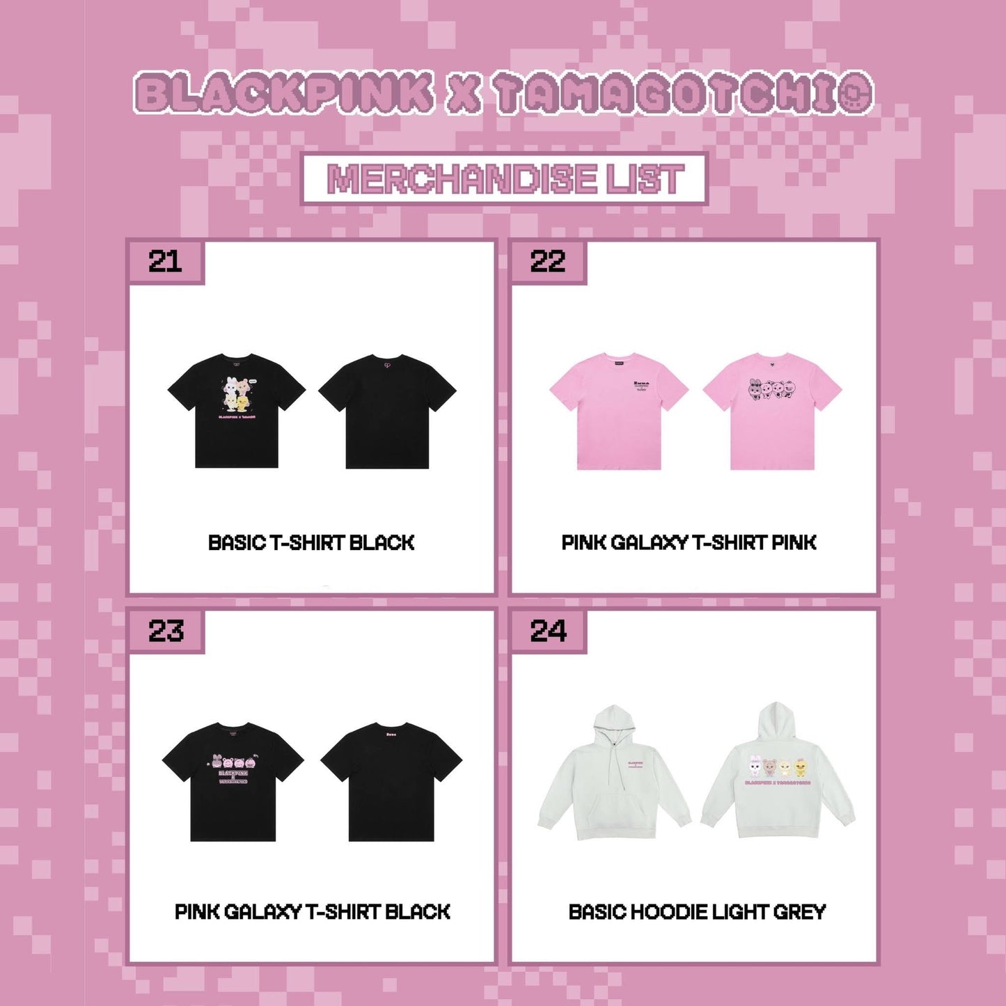BLACKPINK X TAMAGOTCHI Official Merch