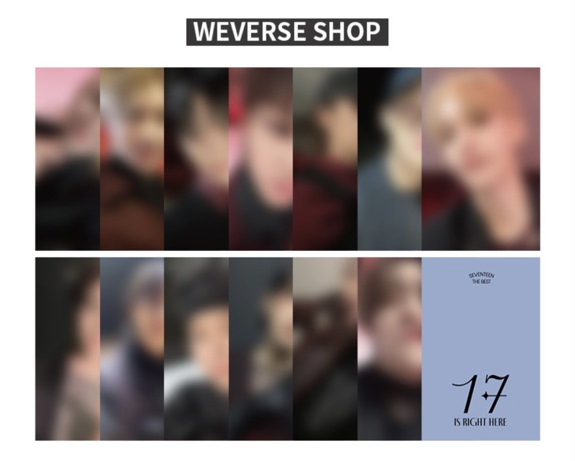SEVENTEEN - SEVENTEEN BEST ALBUM '17 IS RIGHT HERE'