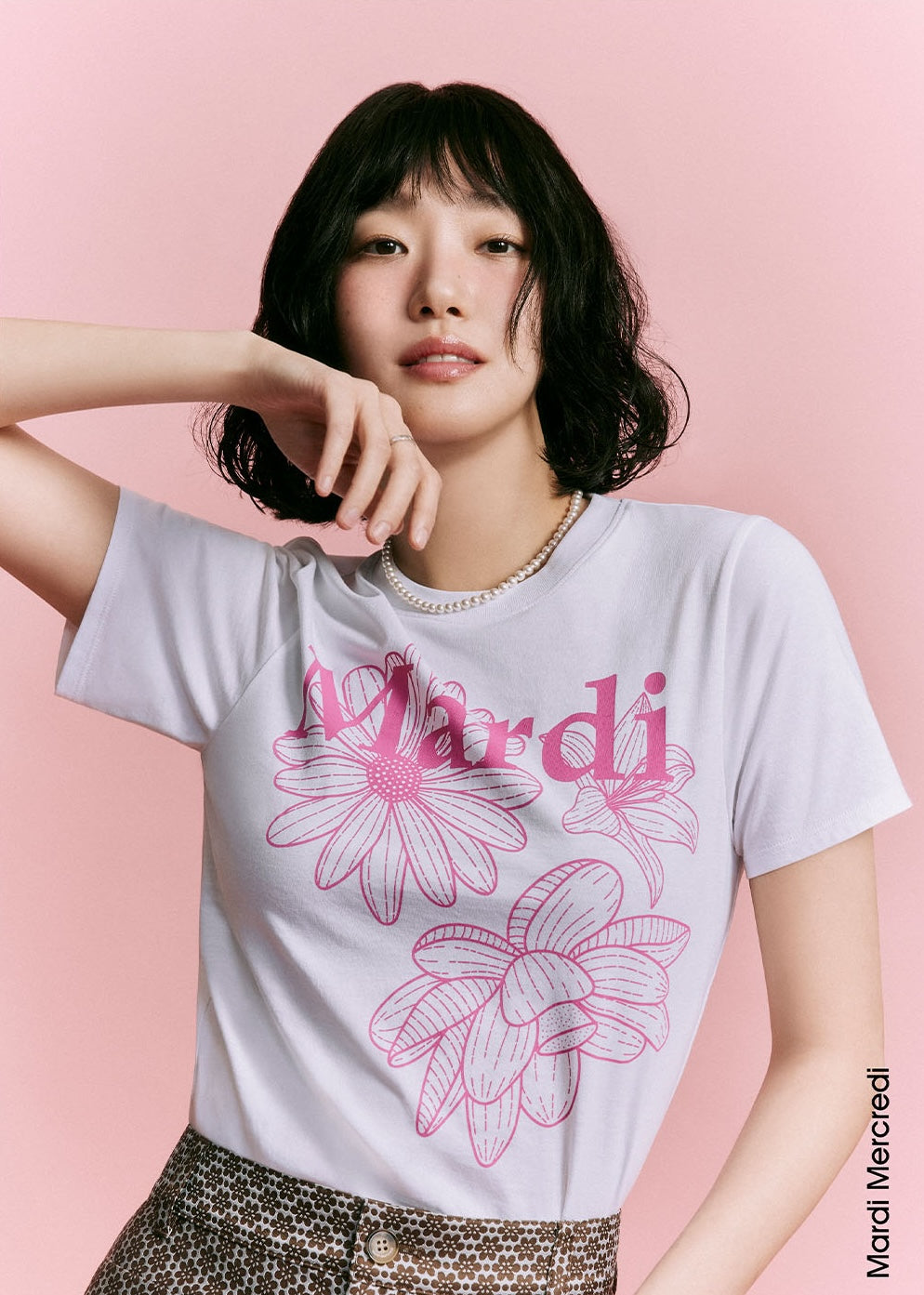 Mardi Mercredi - TShirt Triple Flower
