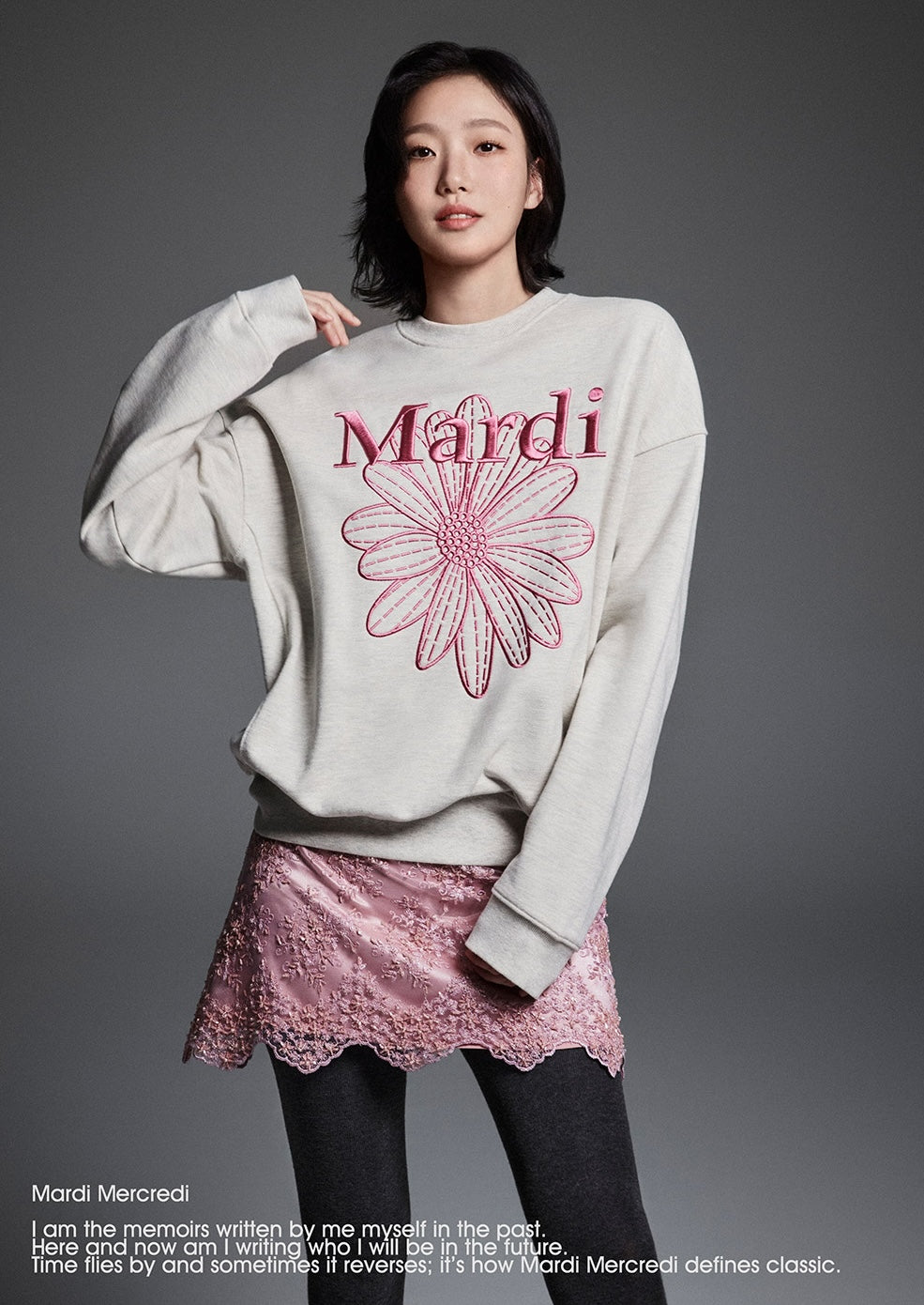 Mardi Mercredi - Sweatshirt Flowermardi