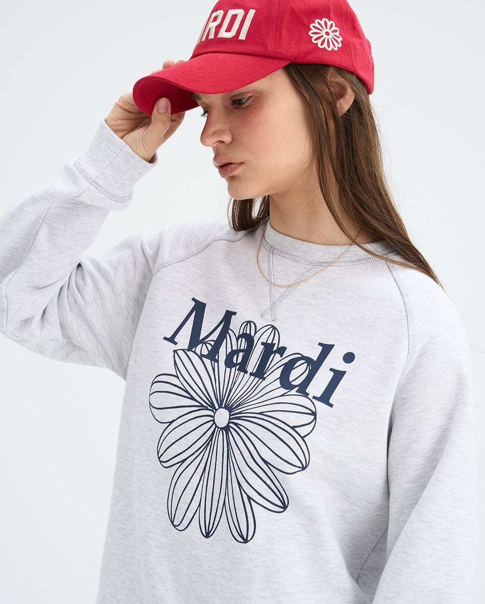 Mardi Mercredi - Sweatshirt Raglan La Fleur