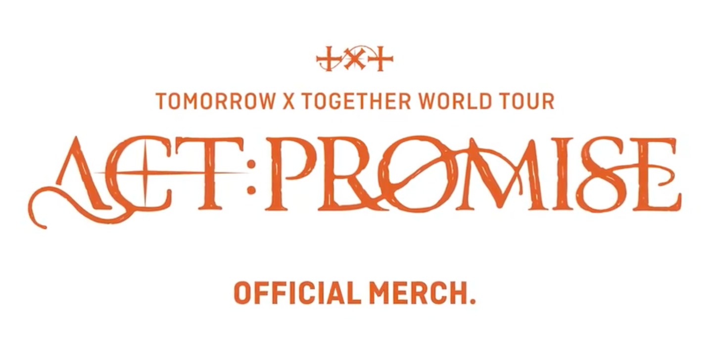 TXT - TOMORROW X TOGETHER World Tour <ACT: PROMISE> Official Merch