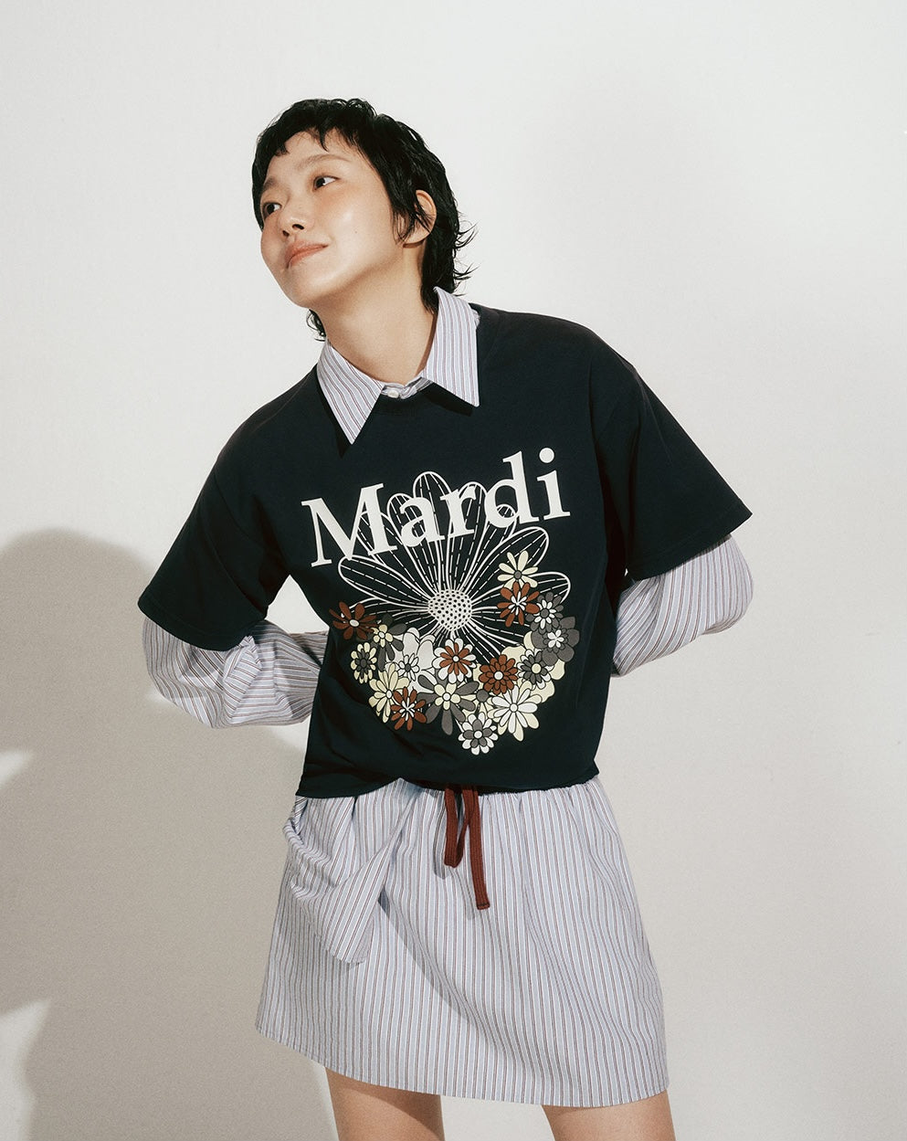 Mardi Mercredi - TShirt Flowermardi Jardin