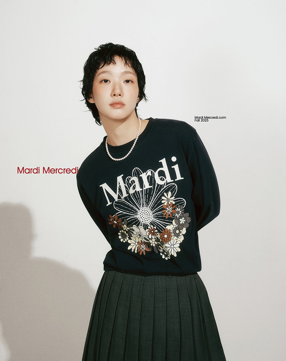 Mardi Mercredi - TShirt Long Sleeve Flowermardi Jardin