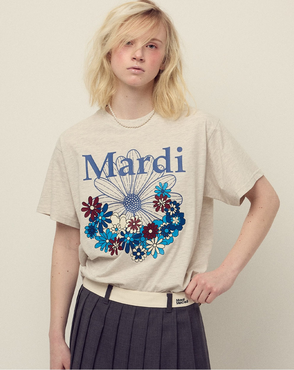 Mardi Mercredi - TShirt Flowermardi Jardin