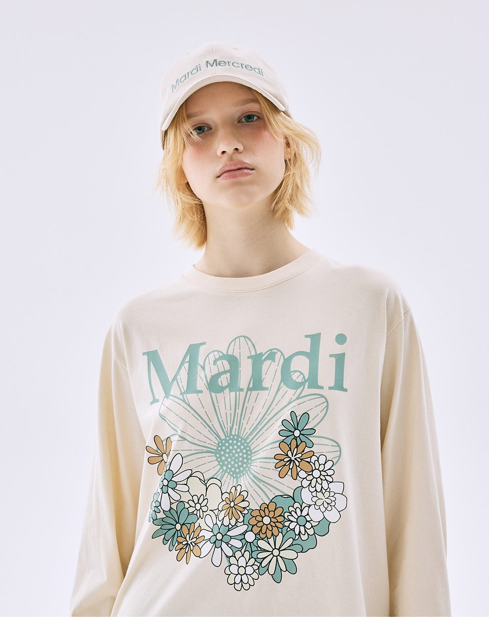 Mardi Mercredi - TShirt Long Sleeve Flowermardi Jardin