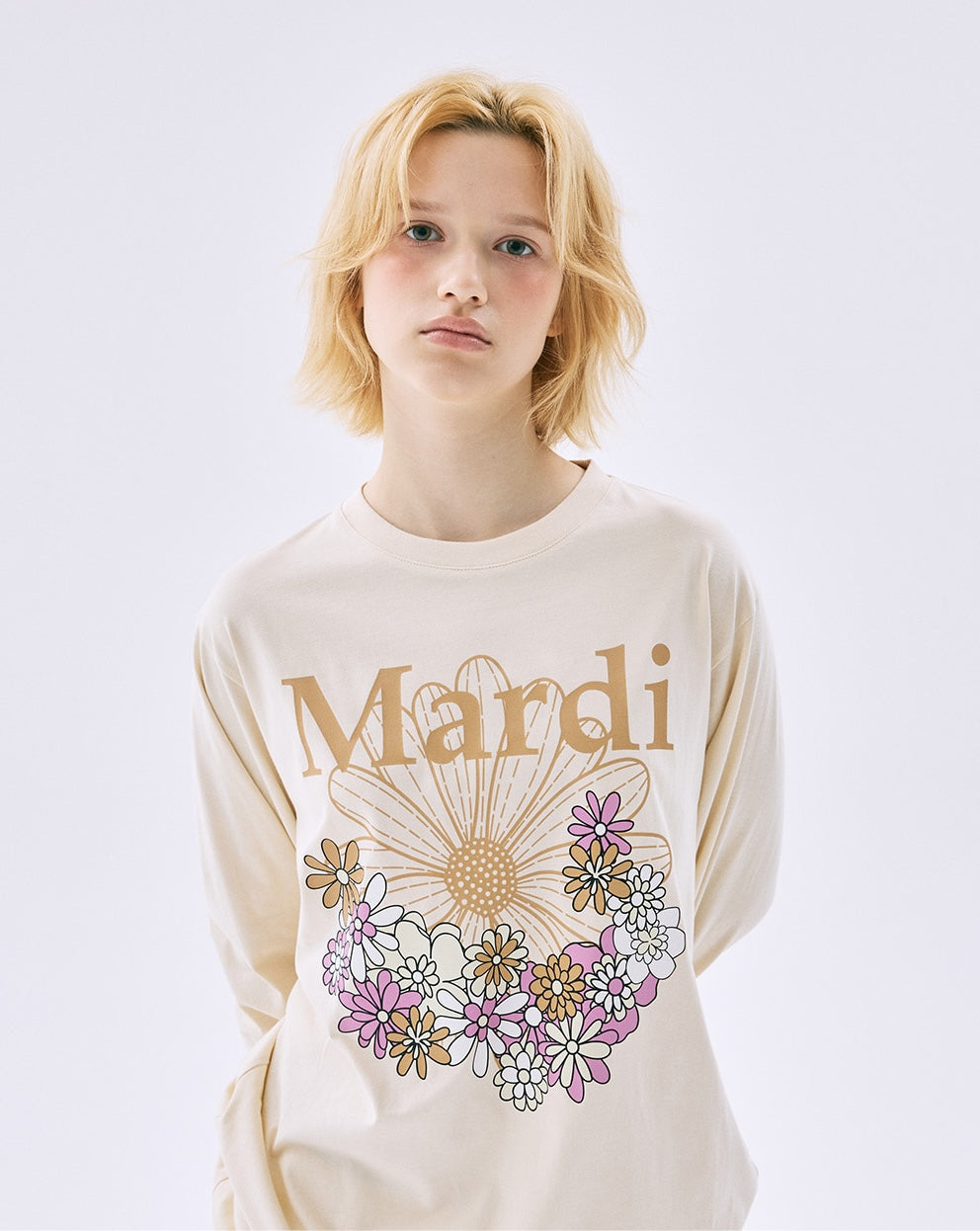 Mardi Mercredi - TShirt Long Sleeve Flowermardi Jardin