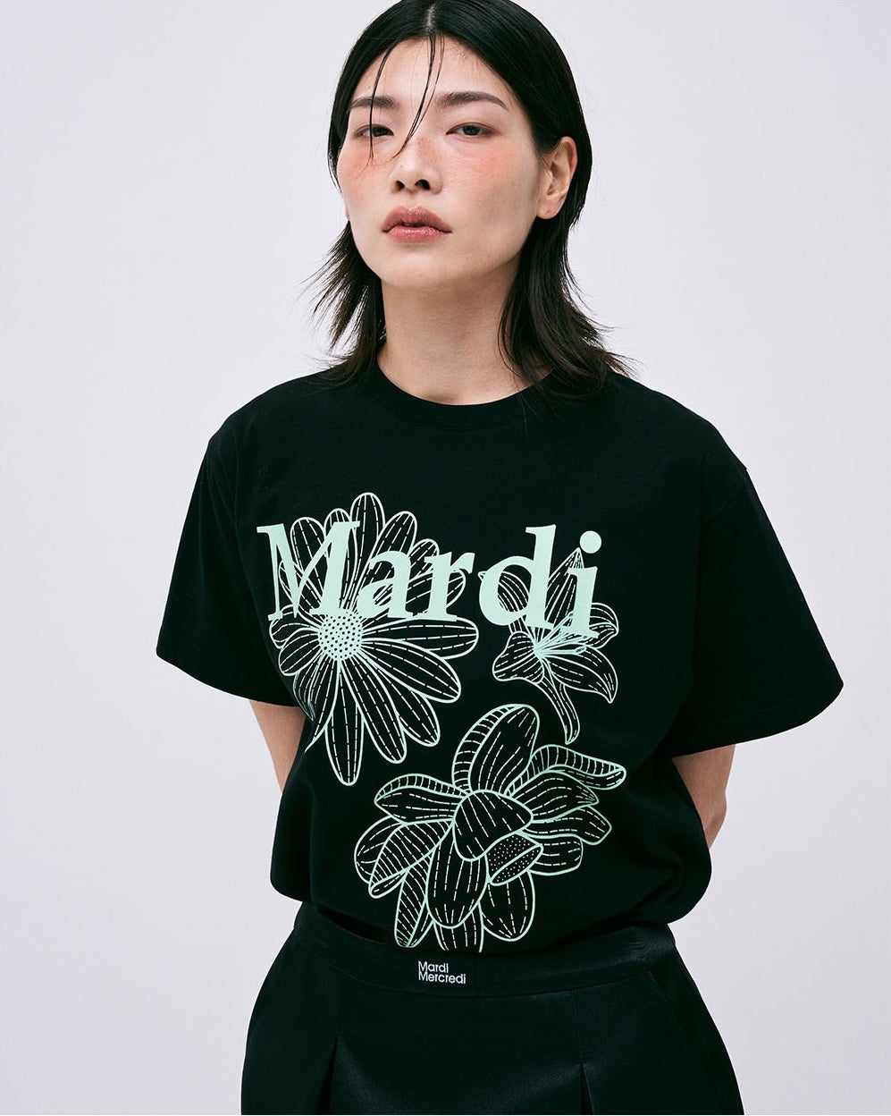 Mardi Mercredi - TShirt Triple Flower