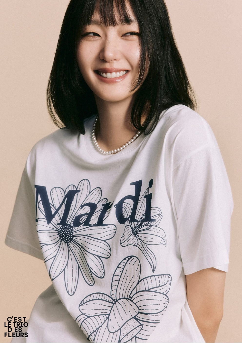 Mardi Mercredi - TShirt Triple Flower