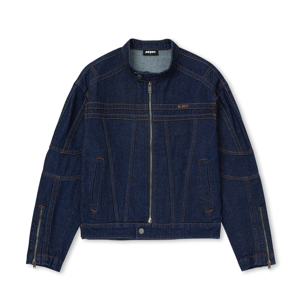 Nerdy - Uni NY Denim Biker Jacket