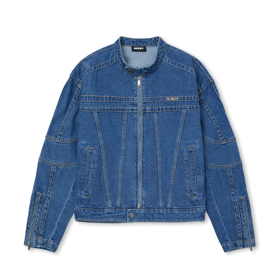 Nerdy - Uni NY Denim Biker Jacket