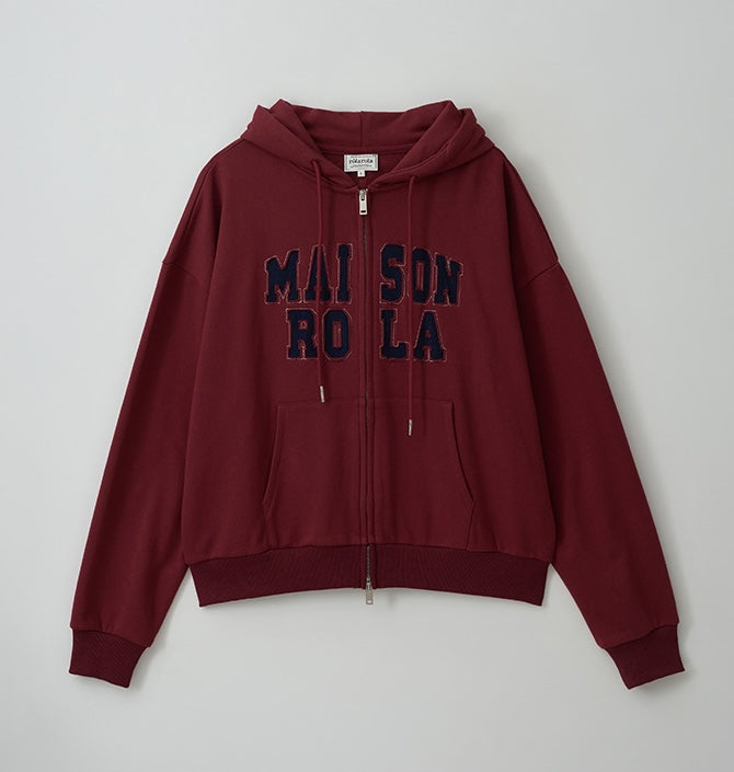 Rolarola - Maison De Rola Embroidery Hood Zip-Up