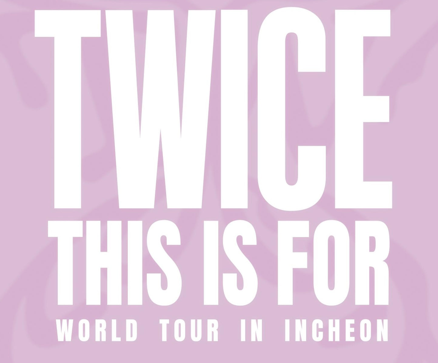 Twice - This Is For World Tour In Incheon Official Merch