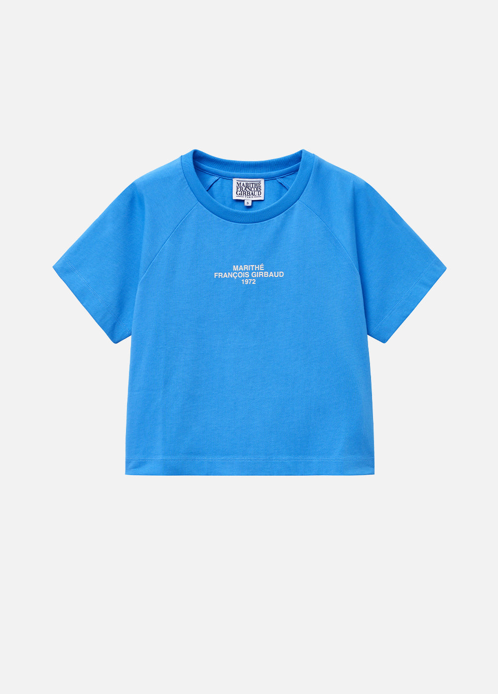 MARITHE FRANCOIS GIRBAUD - W Lettering Logo Crop Tee