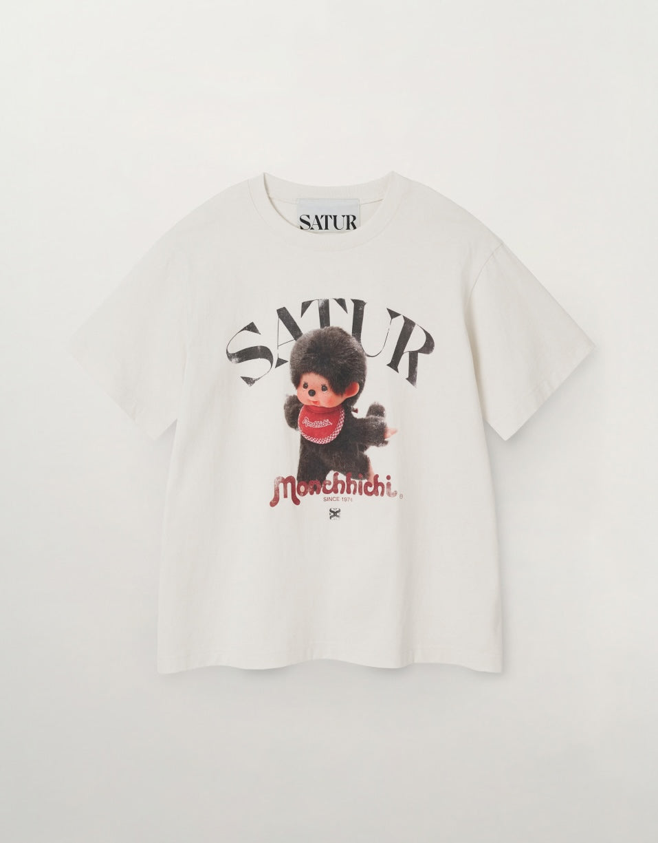 Satur X Monchhichi Arch Logo T-Shirt
