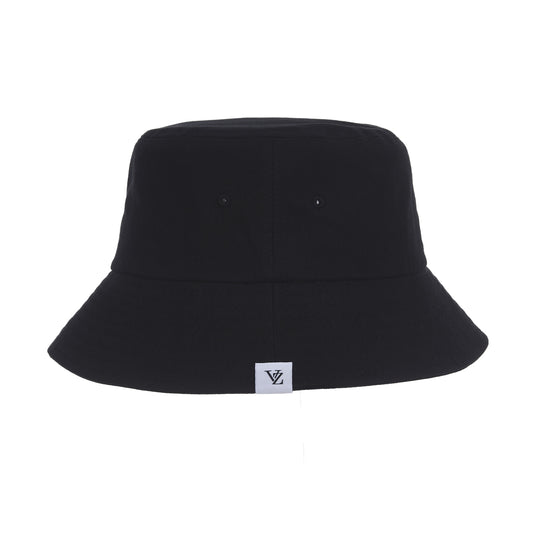 Varzar - Herringbone Label Bucket Hat Black