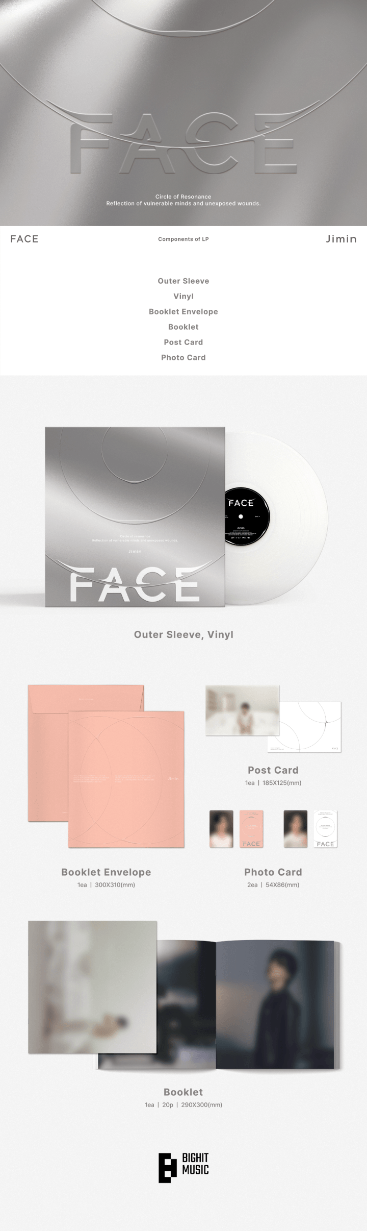 Jimin - 'FACE' LP