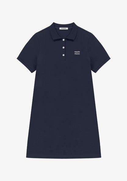 Marie Claire - Basic Logo Pique One-Piece
