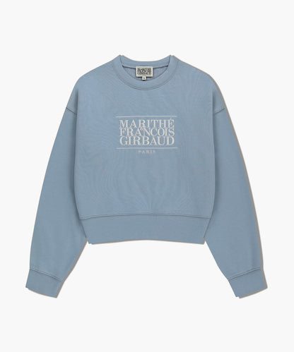 MARITHÉ FRANÇOIS GIRBAUD - Classic Logo Crop Sweatshirt