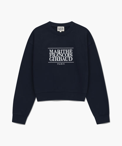 MARITHÉ FRANÇOIS GIRBAUD - Classic Logo Crop Sweatshirt