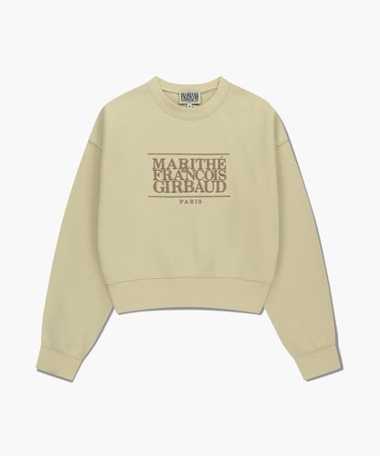 MARITHÉ FRANÇOIS GIRBAUD - Classic Logo Crop Sweatshirt