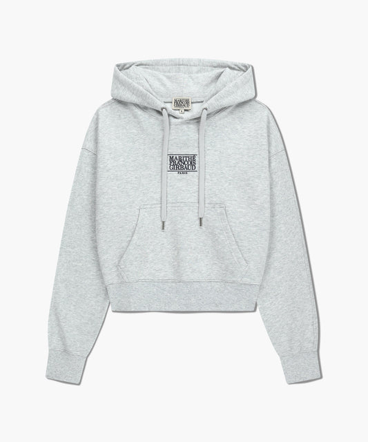 MARITHÉ FRANÇOIS GIRBAUD - Small Classic Logo Crop Hoodie