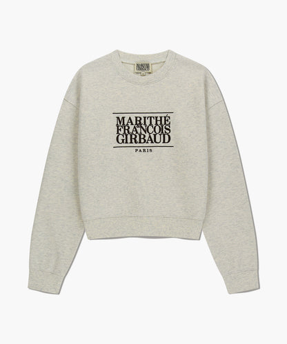 MARITHÉ FRANÇOIS GIRBAUD - Classic Logo Crop Sweatshirt