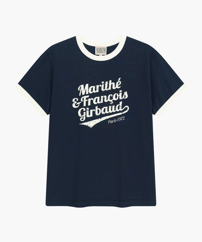 MARITHÉ FRANÇOIS GIRBAUD - Vintage Logo Ringer Tee