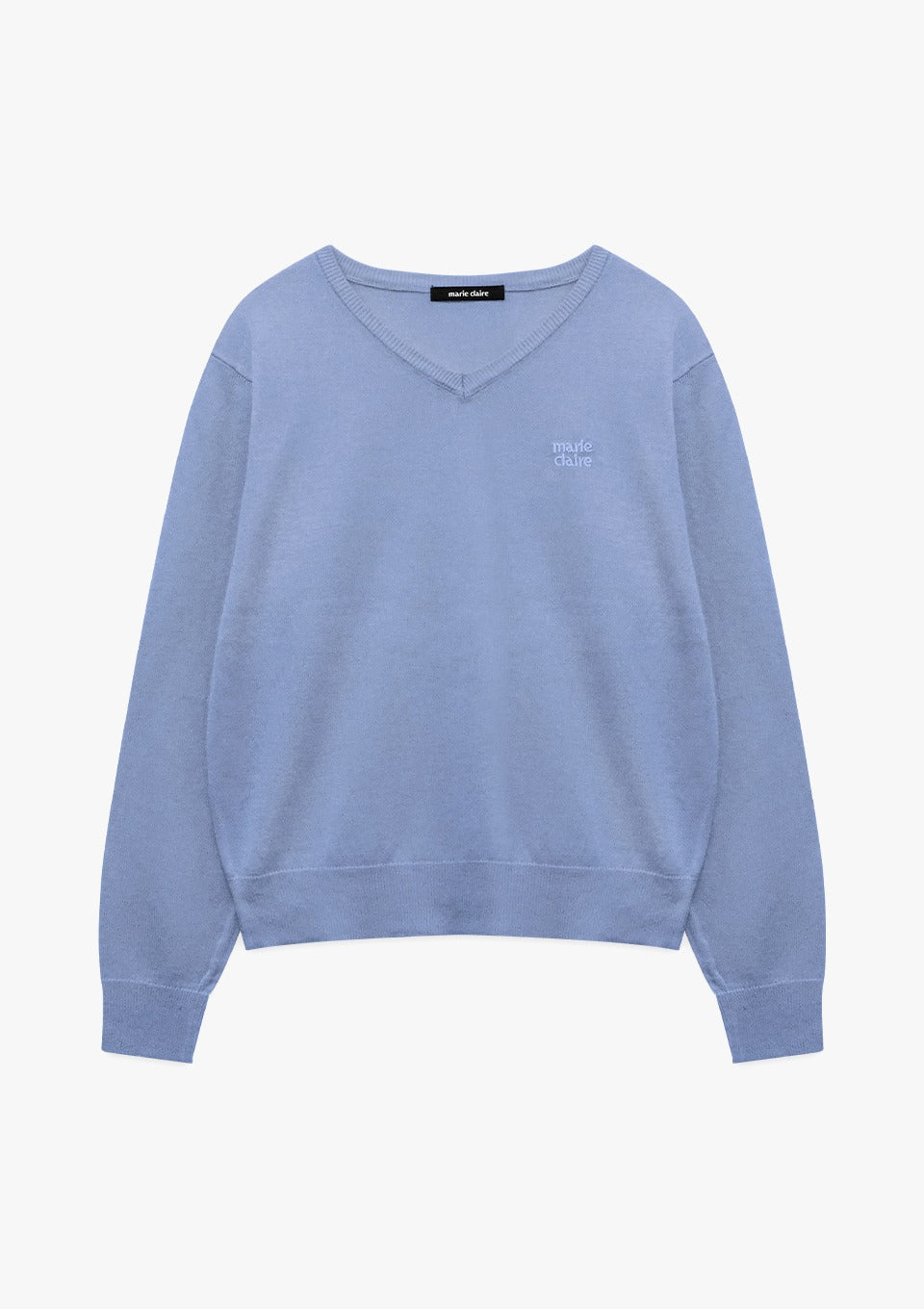Marie Claire - Basic Logo V-Neck Knit