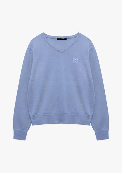 Marie Claire - Basic Logo V-Neck Knit