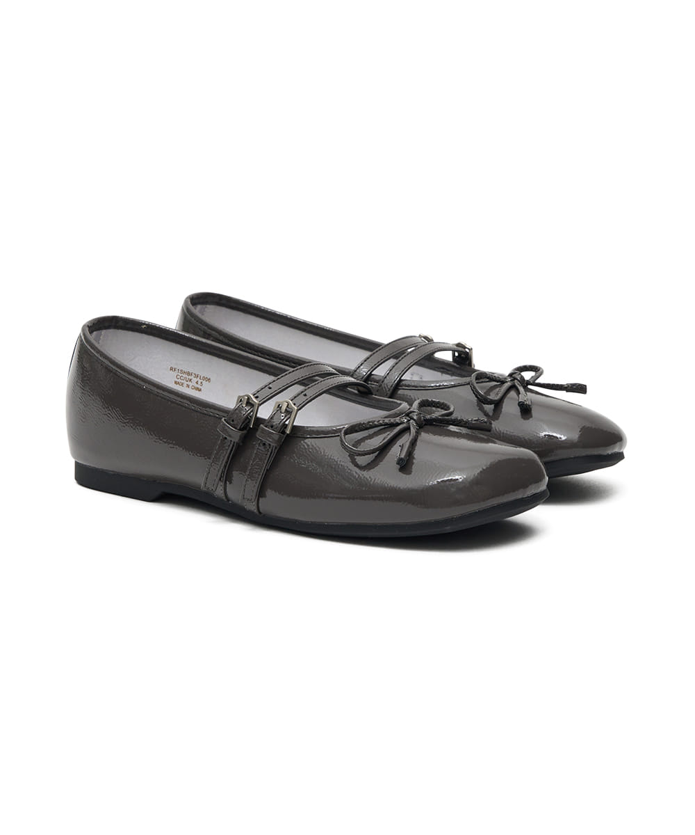 Rockfish Weatherwear - Square Toe Two Strap Mary Janes (Enamel)