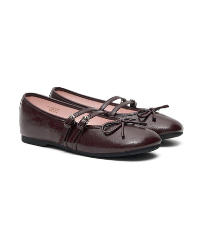 Rockfish Weatherwear - Square Toe Two Strap Mary Janes (Enamel)
