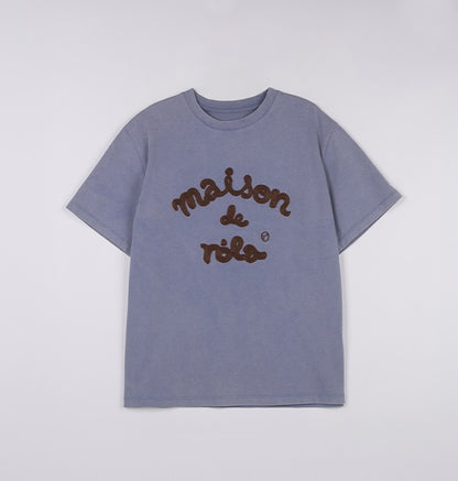 Rolarola - Maison de Rola Embroidery Pigment Loose Fit T-Shirt