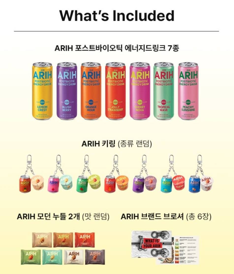 ARIH - Postbiotic Energy Drink