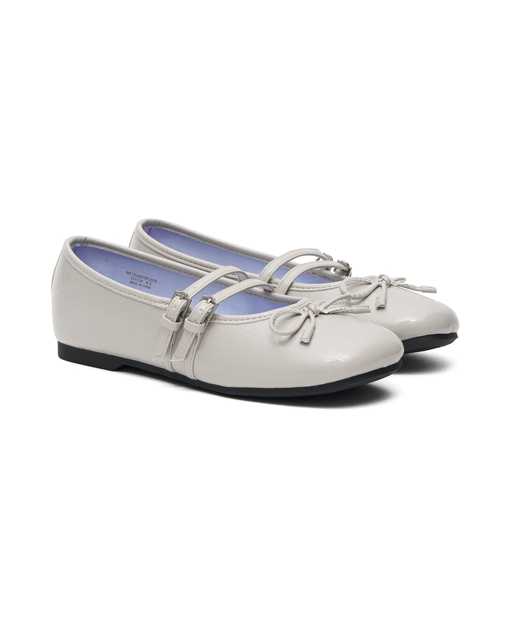 Rockfish Weatherwear - Square Toe Two Strap Mary Janes (Enamel)