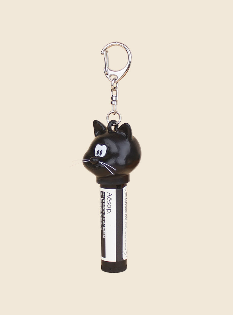 Cluster Round - CRR Character Lip Cover Black Cat