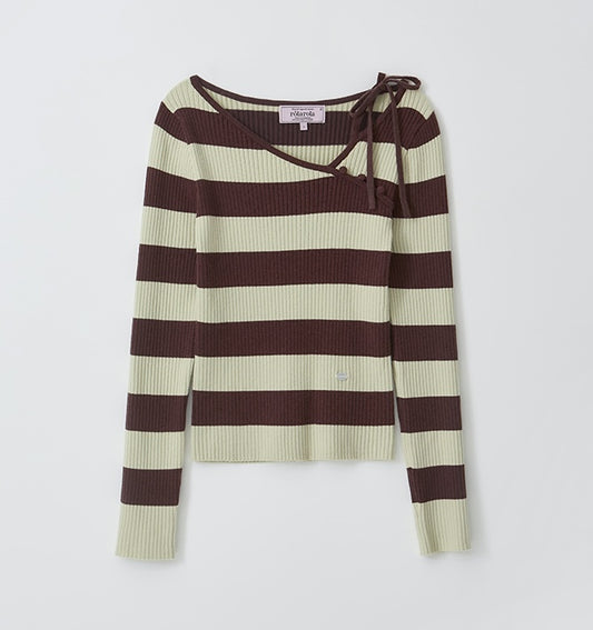 Rolarola - Cut Out Ribbon Boarder Knit