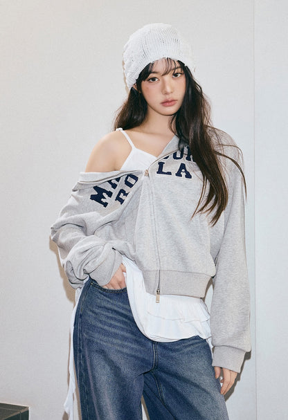 Rolarola - Maison De Rola Embroidery Hood Zip-Up