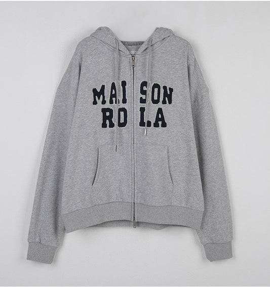 Rolarola - Maison De Rola Embroidery Hood Zip-Up