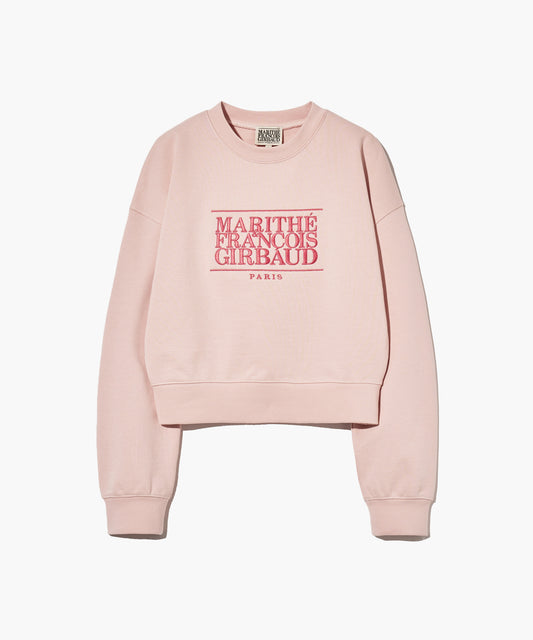 MARITHÉ FRANÇOIS GIRBAUD - Classic Logo Crop Sweatshirt