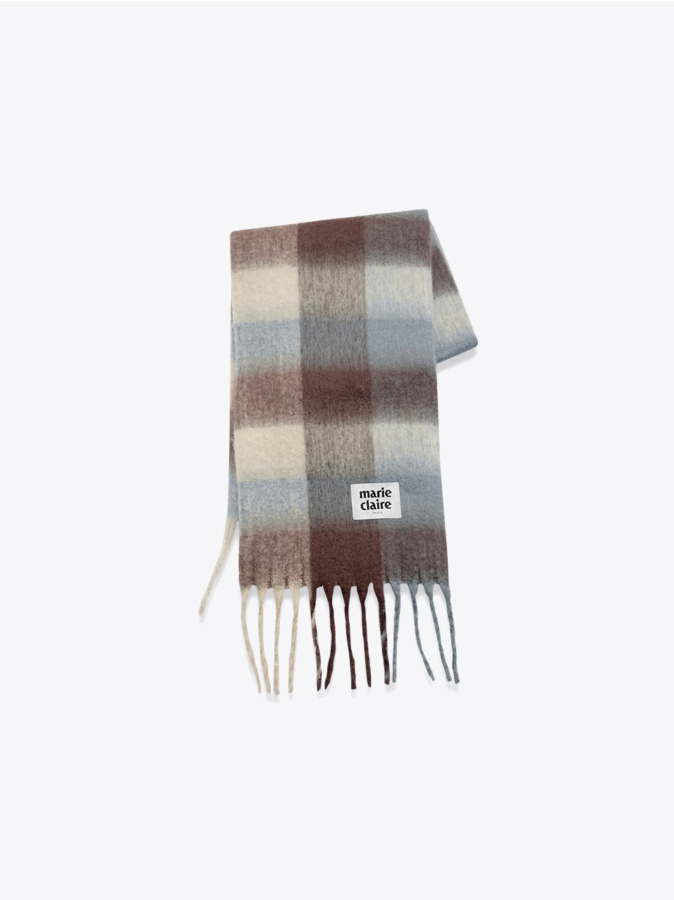 Marie Claire - Cotton Candy Check Muffler