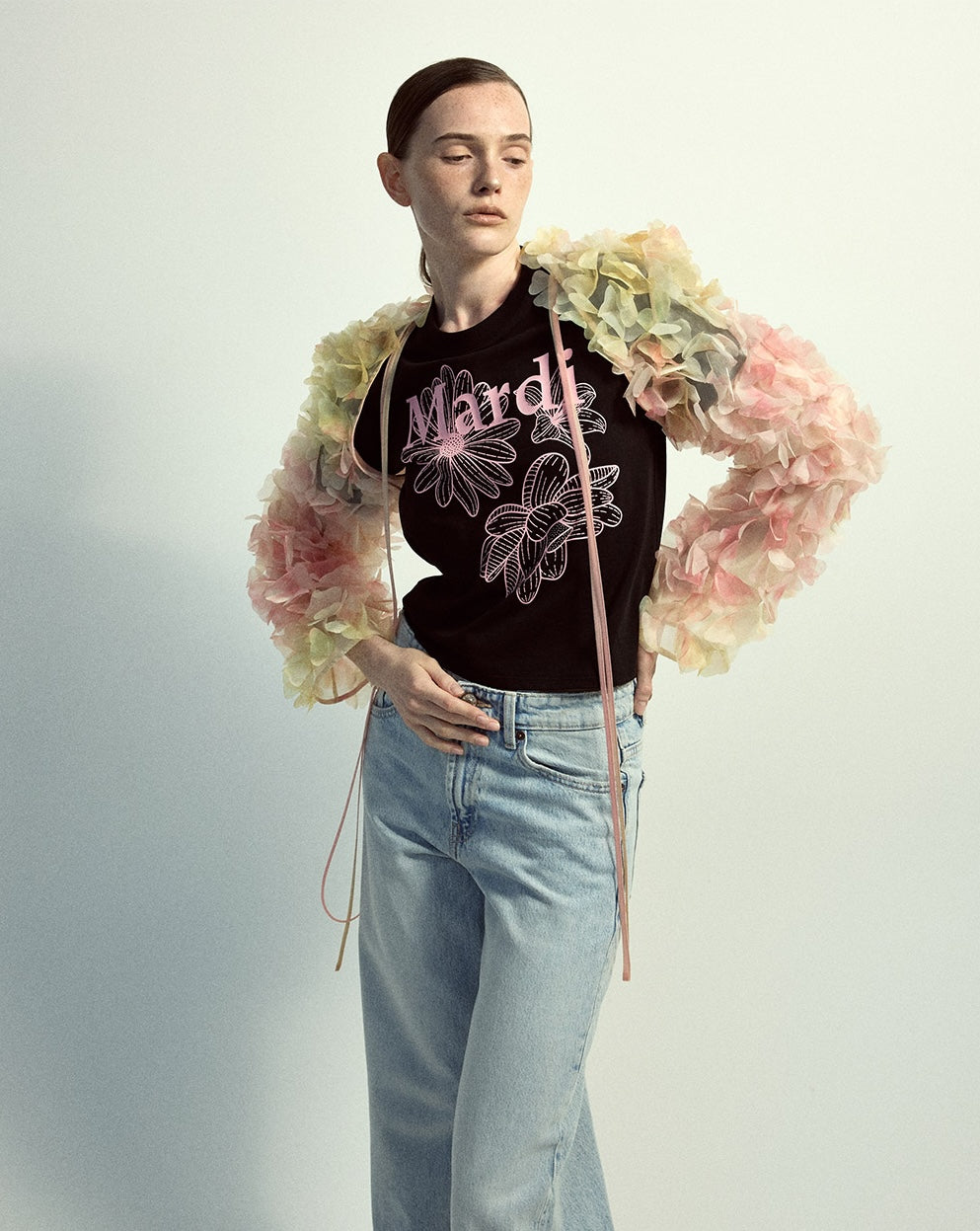 Mardi Mercredi - TShirt Triple Flower