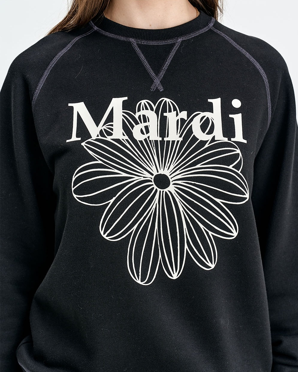 Mardi Mercredi - Sweatshirt Raglan La Fleur