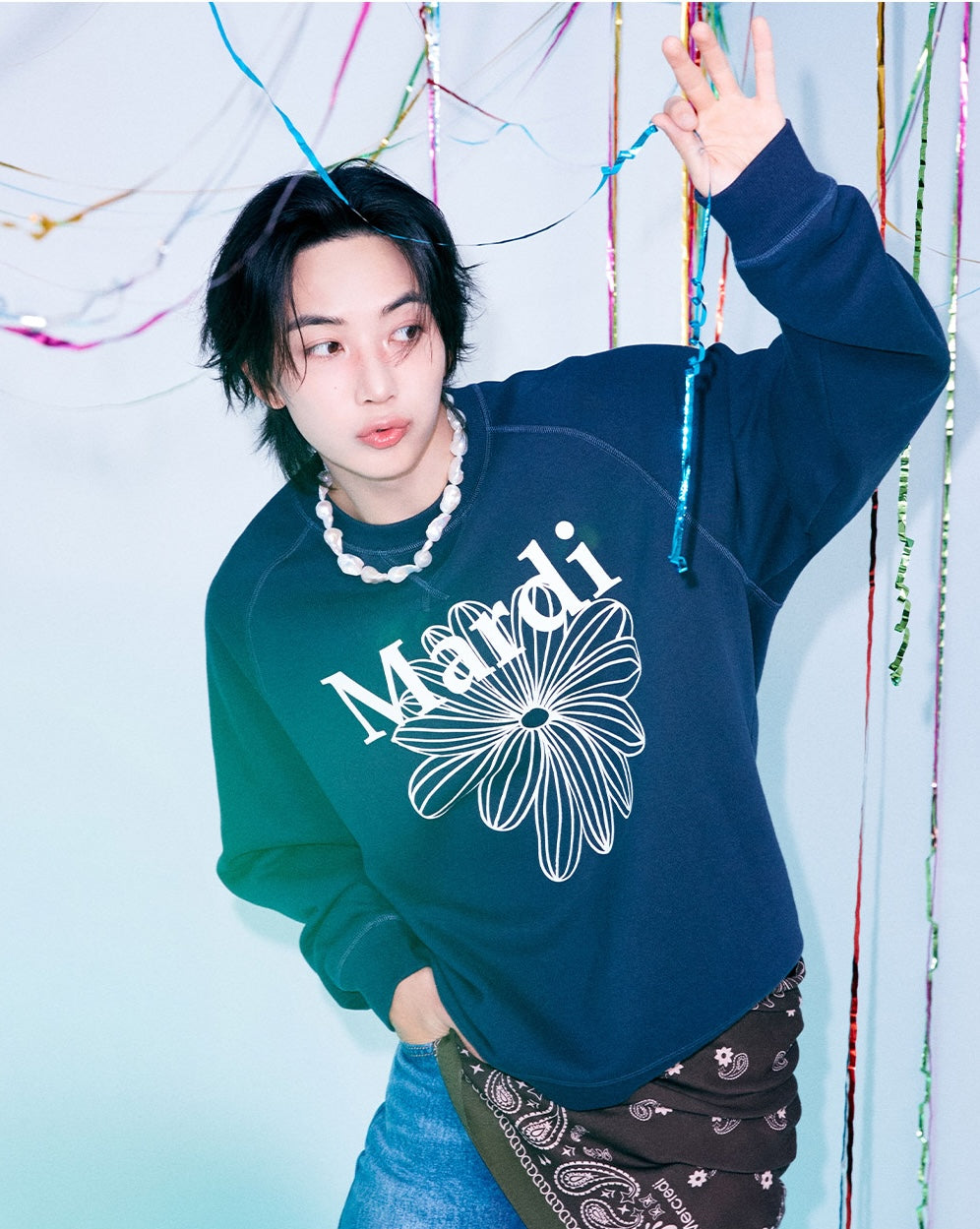 Mardi Mercredi - Sweatshirt Raglan La Fleur