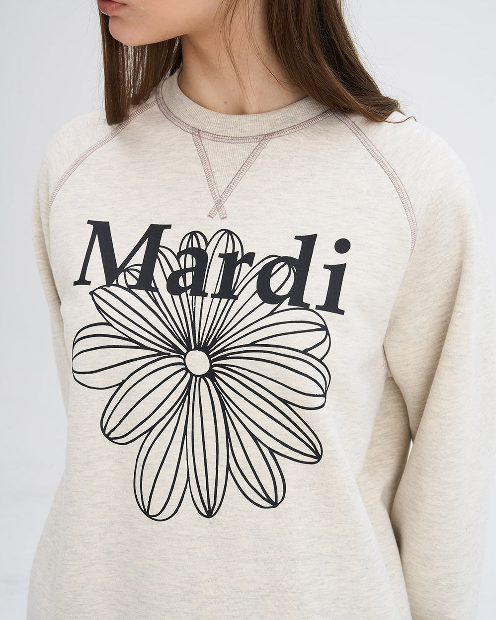 Mardi Mercredi - Sweatshirt Raglan La Fleur