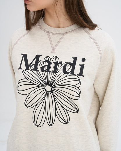 Mardi Mercredi - Sweatshirt Raglan La Fleur