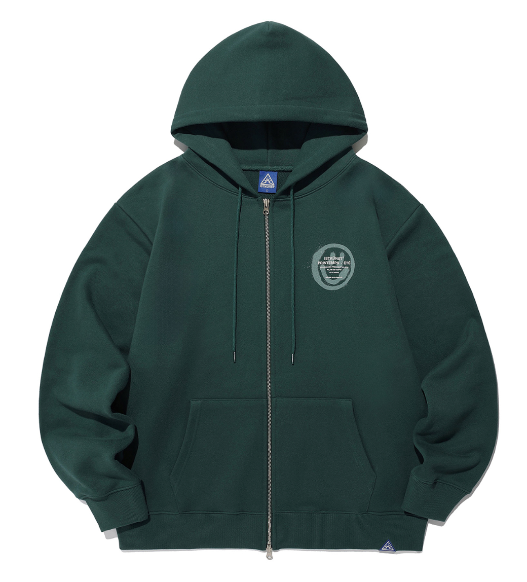 Istkunst - Logo&Smiley Hoodie Zip Up